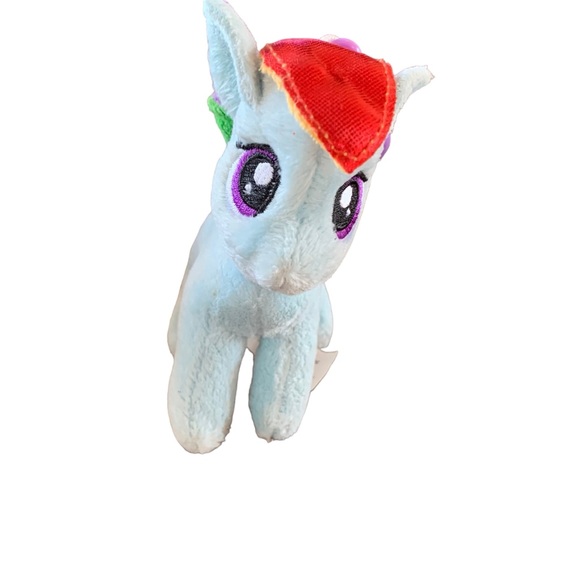 My Little Pony Rainbow Dash Plush Keychain - Picture 2 of 6